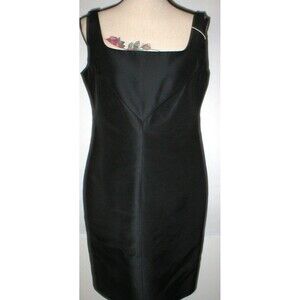 New Womens NWT Designer Valentino 10 LBD Black Dress Sleeveless Italy Gorgeous